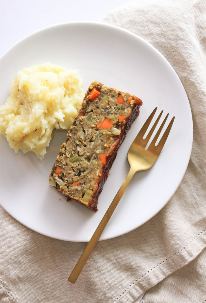 Low Calorie Vegan Main Meals for Weightloss on Vegan Recipes for Weight Loss - Apple Fennel and Sage Lentil Loaf by The Simple Veganista